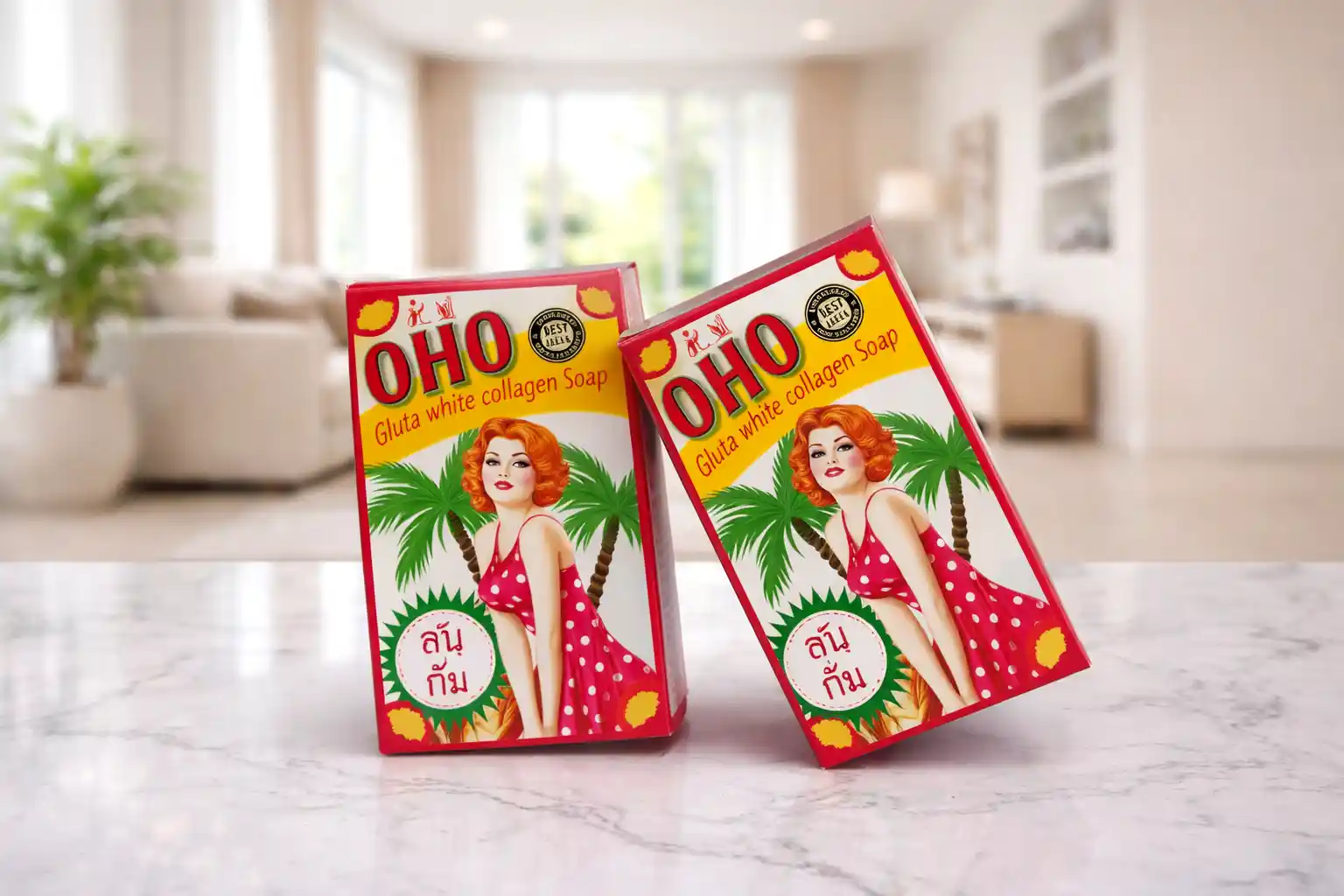 OHO Gluta White Collagen Soap 100g Thailand