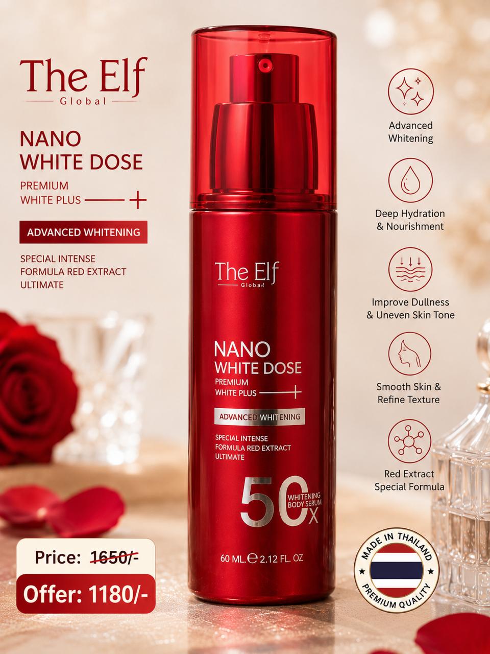 THE ELF Nano White Dose Premium White Plus+ 60ml product image